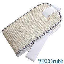 LECOrubb Massagegurt, Peelinggurt für den Rücken, Massage Peeling Gurt (3)