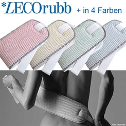 LECOrubb Massagegurt, Peelinggurt für den Rücken, Massage Peeling Gurt 