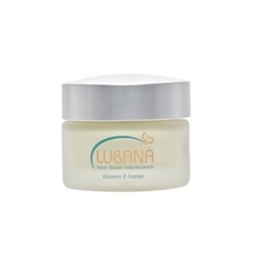 LUBANA basische Vitamin E Creme, pH 7,6, ohne Silikone, Gesichtscreme, Basencreme, spendet Feuchtigkeit, 50 ml 