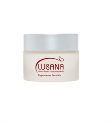 LUBANA basische Tagescreme SENSITIV, pH 7,6, Basencreme, Gesichtscreme, Tagespflegecreme, ohne Silikone, 50 ml 