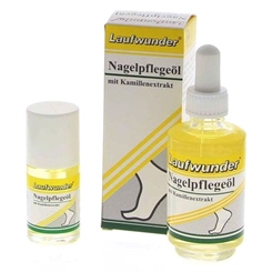 Laufwunder Nagelpflegeöl pflegt Haut und Nägel mit wertvoller Kamille. 