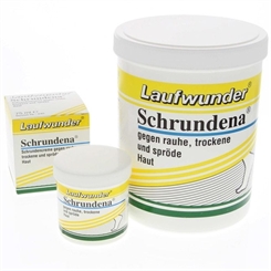 Schrundena Laufwunder, Schrundensalbe bei Rissen, Verhornung der Füße, 