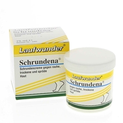 Schrundena Laufwunder, Schrundensalbe bei Rissen, Verhornung der Füße, 