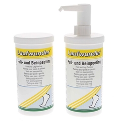 Laufwunder Peeling Fuß- und Beinpeeling reinigt Füße und Beine, verhindert Hornhaut. 