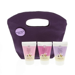 Lillys Reiseset Mädchenkram Kulturtasche Kinderkosmetik + Naturkosmetik 