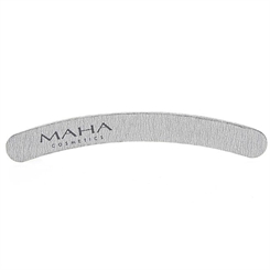 MAHA Nagelfeile Perfector Banane, grau, Polsterfeile, Körnung 180/ 180 