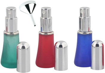 Parfümflakon Kosmetex Zerstäuber, Glas 10ml Flakon für Parfum, Cologne, leer mit Zerstäuber 