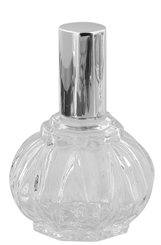 Kugelform Parfüm-Zerstäuber 100 ml, runder Parfümflakon Kosmetex Flakon für Parfum, Colognes, leer 