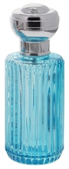 Glas-Flacon, Tisch-Zerstäuber für Parfüm, Kosmetex Pumpzerstäuber türkis 100 ml 
