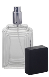 Zerstäuber für Parfüm, Glas Flacon Raute Kosmetex Pumpzerstäuber für Parfüm 100ml 