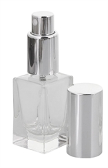 Parfümflakon Glas mit Zerstäuber, 15 ml Kosmetex Flacon f. Parfum Colognes, leer 