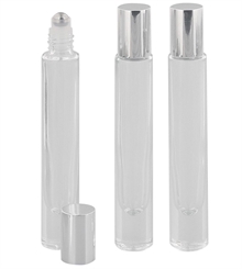Kosmetex leere Deoroller Flasche, 8ml Glas zum Befüllen, Deostick, Roll-on 