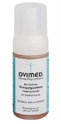 Ovimed Bio-basischer Reinigungsschaum, mit Schilfrohrextrakt, für Gesicht, Hals und Dekollete, 115ml 