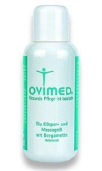 Ovimed Bio Körper- und Massageöl mit Bergamotte belebendes Massageöl, 500 ml 500 ml