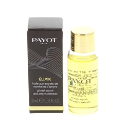 PAYOT Élixir Trockenöl mit Myrrhe und Amyris Auszügen, für Haut und Haare, LesCorps, Probiergröße, 10 ml 