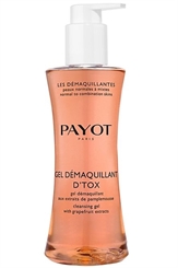 PAYOT Gel Démaquillant D Tox, Reinigungsgel für Mischhaut bis ölige Haut, Les Démaquillantes, 200 ml 