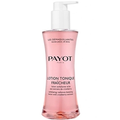 PAYOT Lotion Tonique Fraîcheu, Peelinglotion ideal nach jeder Gesichtsreinigung, Les Démaquillantes, 200 ml 