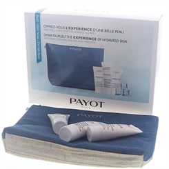 Payot GWP Hydro Kit, Gesichtspeeling, Cremes, Körpermilch, trockene, unreine, reife Haut, 4-teilig 