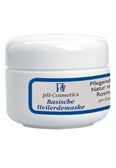 Heilerdemaske, basisch, pH 7,5, basische Maske aus Heilerde, Gesichtsmaske zur Reinigung, ph-Cosmetics, 50 ml 
