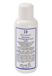 Basische Reinigungsmilch pH 8,7, basische Milch zur Reinigung, Make-up-Entfernung, ph-Cosmetics, 200 ml 
