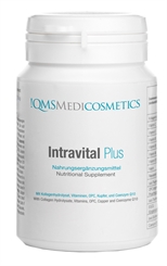 QMS Intravital Plus Kapseln, Nutrikosmetik Therapie für Haut, Haare und Nägel, 60 Kapseln 