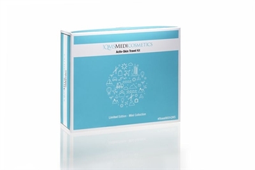 QMS Activ Skin Travel Kit, Reise Set, Sport Active, Reinigung, Gesichtspflege, Anti Aging Tagescreme, leicht getönt, 7-teilig Tagescreme getönt
