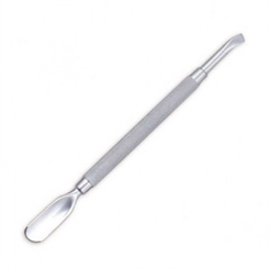Doppelseitiger Nagelhaut-Schieber, Kosmetex rostfrei 14cm. Nagelfalz-Spatel 