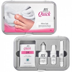 B/S-Spange Quick Mini-Set inkl. DVD-Schulung, Anleitung zur Behandlung eingewachsener Nägel 