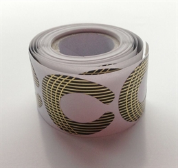 Unguisan Nagel-Schablonen in Hufeisenform für die Nagelmodellage, Kunstnagel, Zubehör 