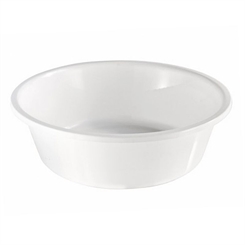 Runde Fußbad Schüssel, Allzweck-Wanne, Fuß-Badewanne, Kosmetex Ø40cm, weiß, rund. 