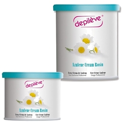 Depileve Azulene Cream Rosin, Azulen Creme Wachs, für ein professionelles Waxing, Haarentfernung 