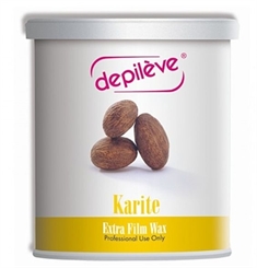 Depileve Karite Extra Film Wax, Film-Wachs Perlen, für ein professionelles flexibles Waxing, Haarentfernung, 800gr 