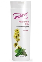 Depileve Pre Base Gel, Vorbereitungsgel, für Waxing, Haarentfernung, reduziert das Schmerzempfinden, 500ml 