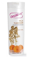 Depileve Milk Cleanser, wasserlösliches Reinigungsmilch, nach der Haarentfernung, entfernt Wachsrückstände, 500ml 
