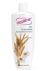 Depileve Oil Cleanser, wasserlösliches Reinigungsöl, Pflegeöl nach der Haarentfernung, entfernt Wachsrückstände, 350ml 