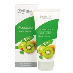 Fusslotion Kiwi & Melisse, Camillen 60 mit Hyaluron und Panthenol, 100ml 100 ml
