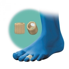 Kosmetex Hydro-Gel Zehenschutz, Zehenring zur Schmerzentlastung bei Hammerzehen, Hühneraugen groß (Ø 14 mm)