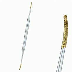 Diamant Eckenfeile, doppelt, 14cm 