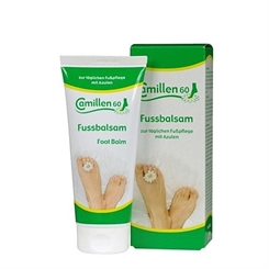 Fussbalsam Original Camillen 60, Fußcreme, Balsam mit Kamillenöl, Azulen, Kampfer 
