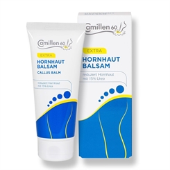 Hornhaut Balsam Camillen 60, Fußcreme mit Urea 15 %, Kamille für trockene Füsse 