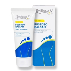 Fussdeo Balsam Camillen 60, Fußcreme mit Kamille, Menthol, bei Fussgeruch 
