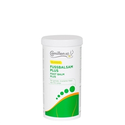 Fussbalsam Plus Camillen 60, Fußcreme mit Urea, Kamille für trockene Füsse 