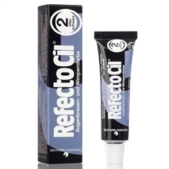 RefectoCil 2 Wimpernfarbe, Augenbrauenfarbe Blauschwarz, Wasserfeste Intensivfärbung, 15ml 