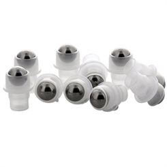 Roll-on Metallkugel Kosmetex für 10ml Roll-on Flaschen zum austauschen 10x Metallkugel