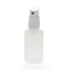 Sprühflasche mit Zerstäuber. 50ml Leere Kunststoffflasche mit Sprühkopf 50 ml