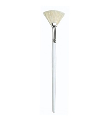Kosmetex Fächerpinsel, Auftragepinsel, Maskenpinsel, 19cm Make-up auftragen, für einen ebenmäßigen Teint 