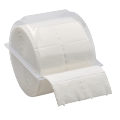 300x Zellstofftupfer Zelletten, Tupfer aus Zellstoff, 5x4 cm in Einwegbox Kosmetex 