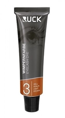 RUCK Wimpernfarbe, hellbraun Wasserfeste Intensivfärbung, 15ml 