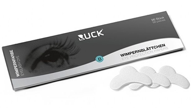 RUCK Wimpernfarbe Wimpernblättchen Wimpernfärbeschutz beim Wimpernfärben, 96 Stück 