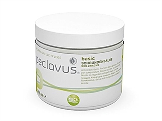 Peclavus Basic Schrundensalbe Propolis u. Canaubawachs, Salbe gegen Hornhaut und Risse an der Fußhaut, 
